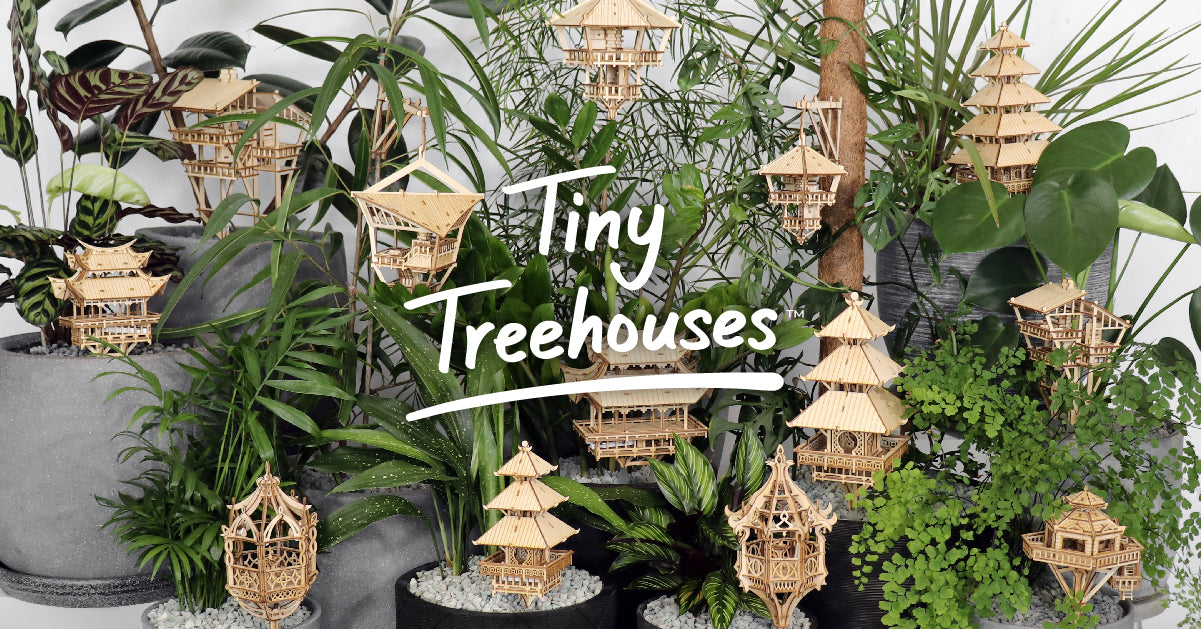 Miniature outlet treehouse kit