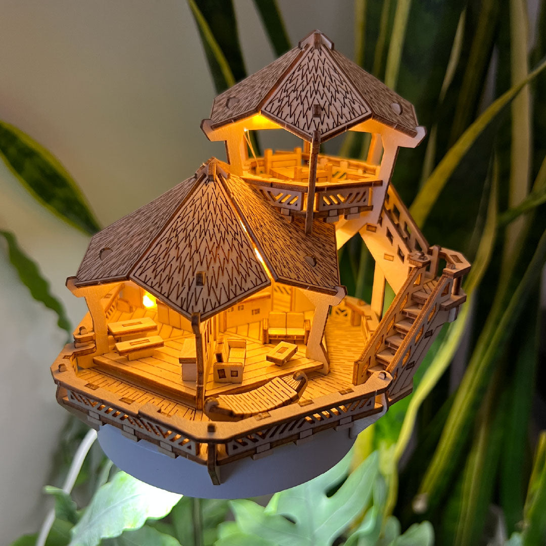 plant light house Island Cabana Grow Light Treehouse Kit