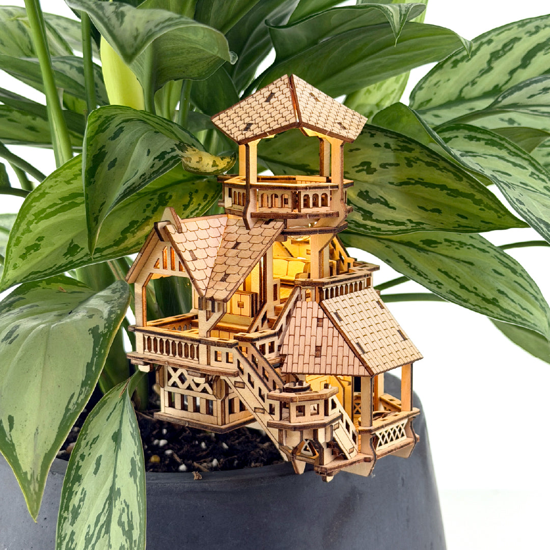 Forest Cottage DIY Miniature Treehouse Kit | Tiny Treehouses US