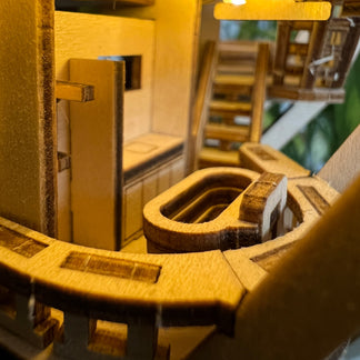 DIY Miniature Tree House Tiny Treehouses - Horizons Edge - Maquette En Bois à Monter Avec DIY Miniature Tree House Tiny Treehouses - Horizons Edge - Maquette En Bois à Monter Avec