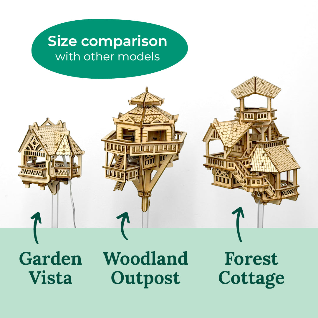 treehouse succulents vista ca 92084 Garden Vista Mini Treehouse - DIY Wooden Kit